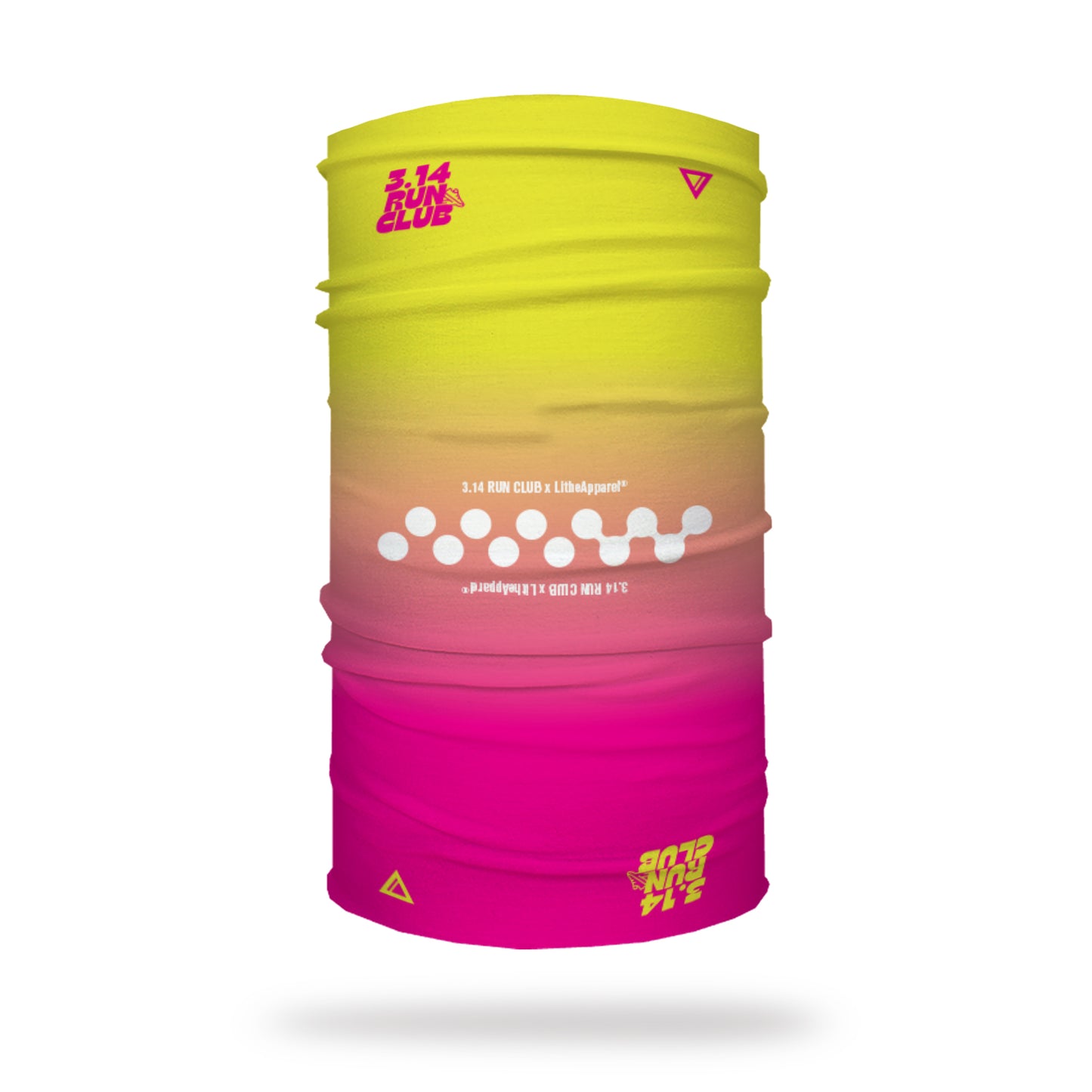 3.14 RUN CLUB | MULTIUSE TUBE | ROSA AMARILLO