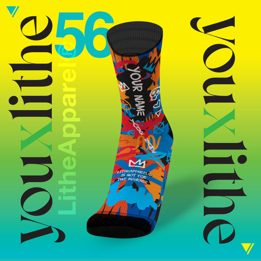 YOU X LITHE | CALCETINES PERSONALIZADOS | PACK 5