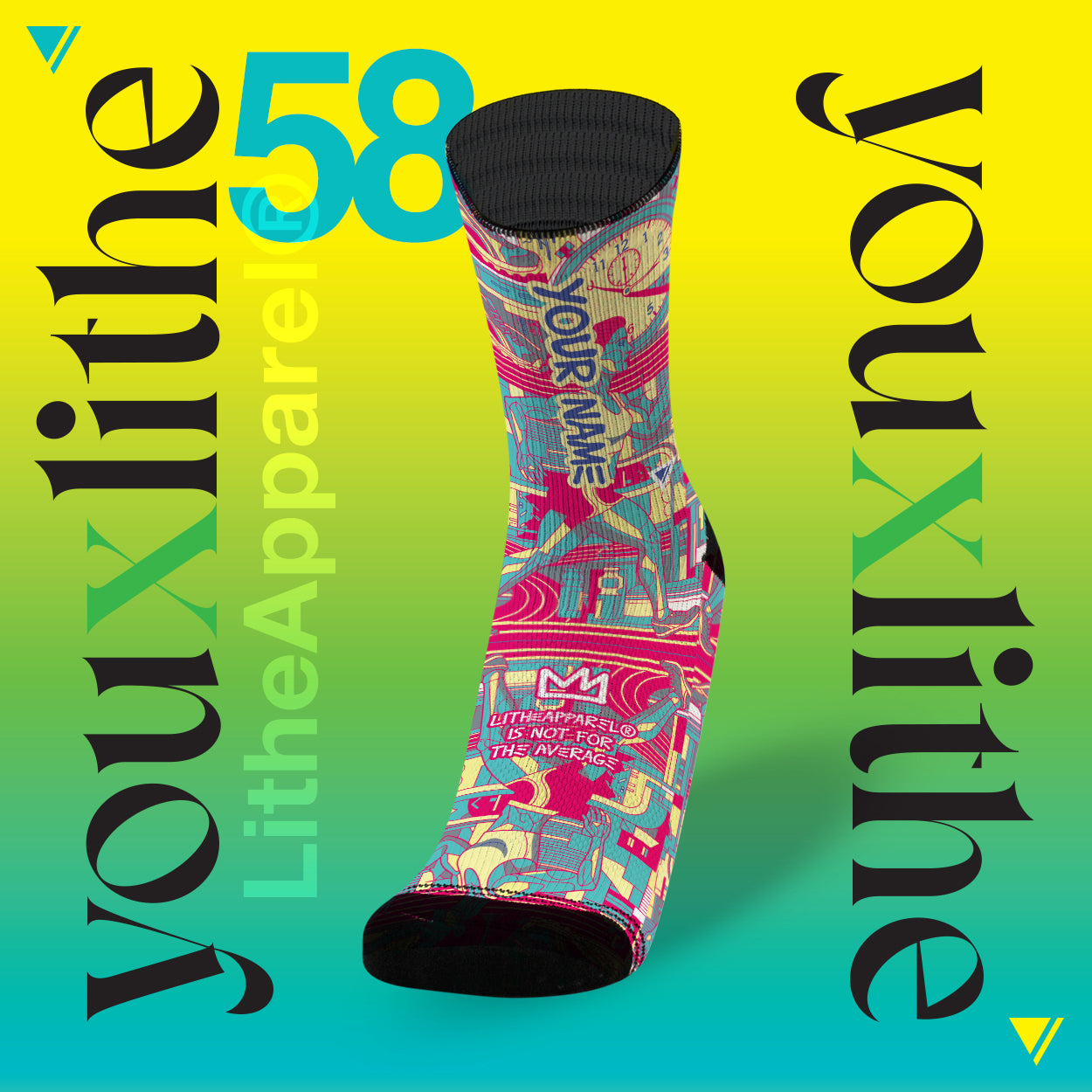 YOU X LITHE | CALCETINES PERSONALIZADOS | dark michael