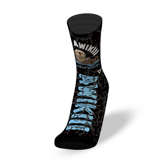 AWIKIII · ENDURO MADHEADS  | BLACK ENDURANCE SOCKS