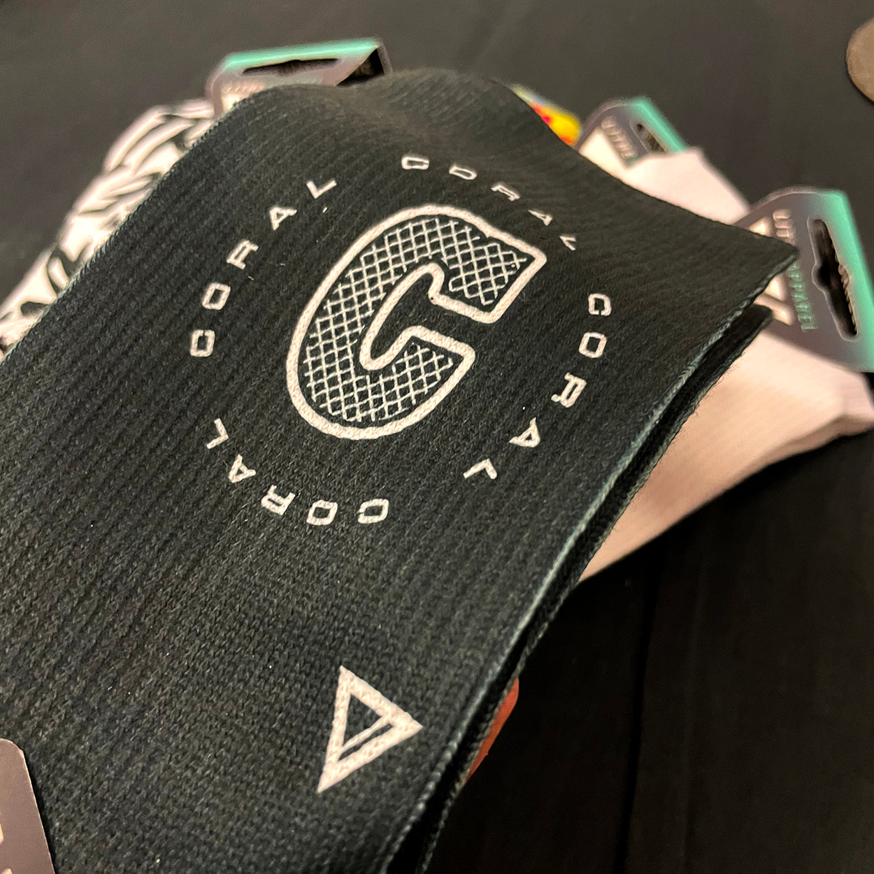 YOU X LITHE | CUSTOM SOCKS | CAPITAL BLACK