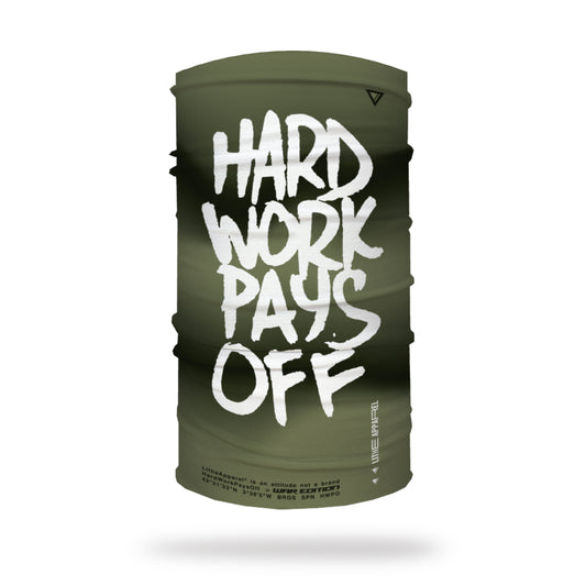 HARD WORK PAYS OFF 21 WAR MULTIUSE TUBE
