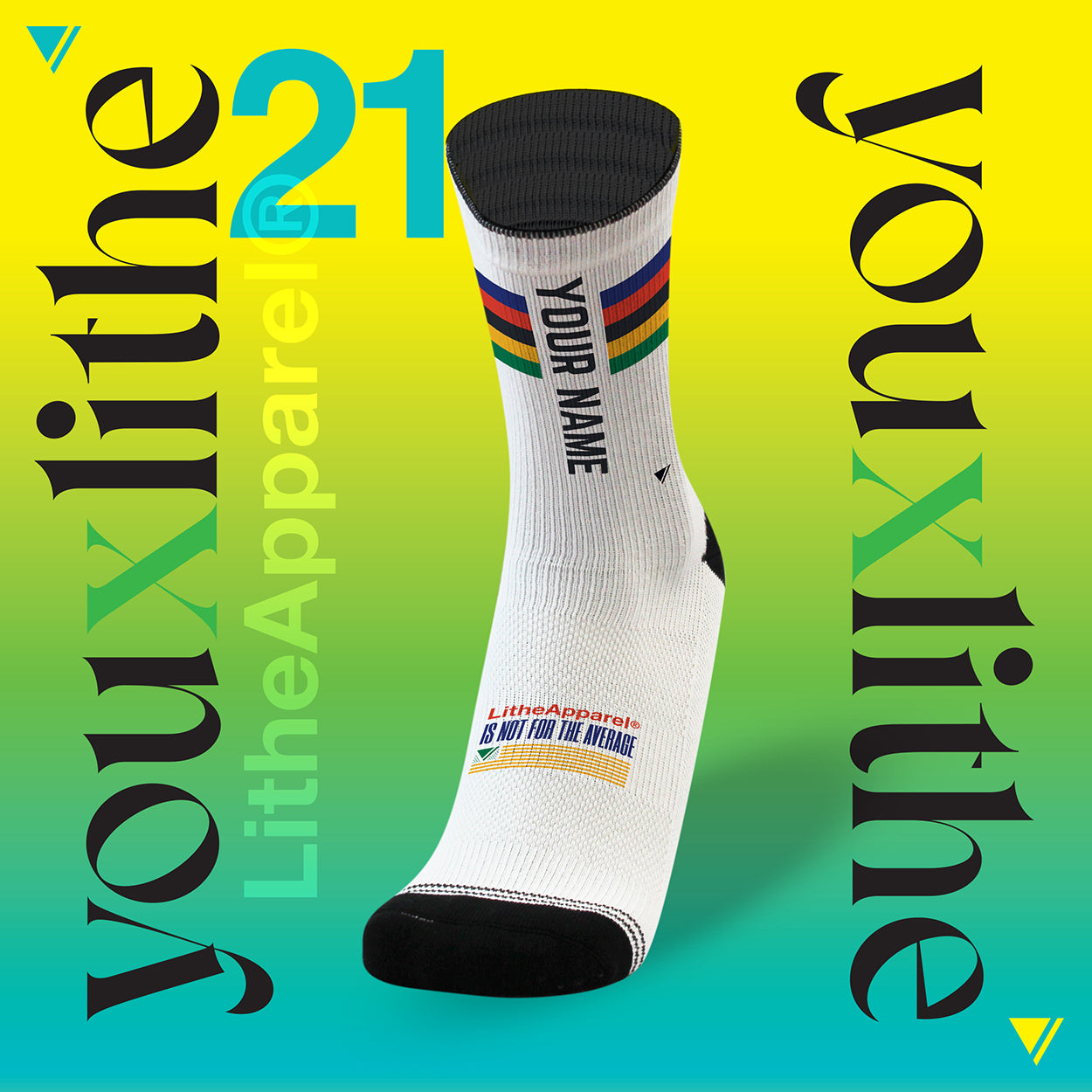 YOU X LITHE | CALCETINES PERSONALIZADOS | +30 diseños a elegir