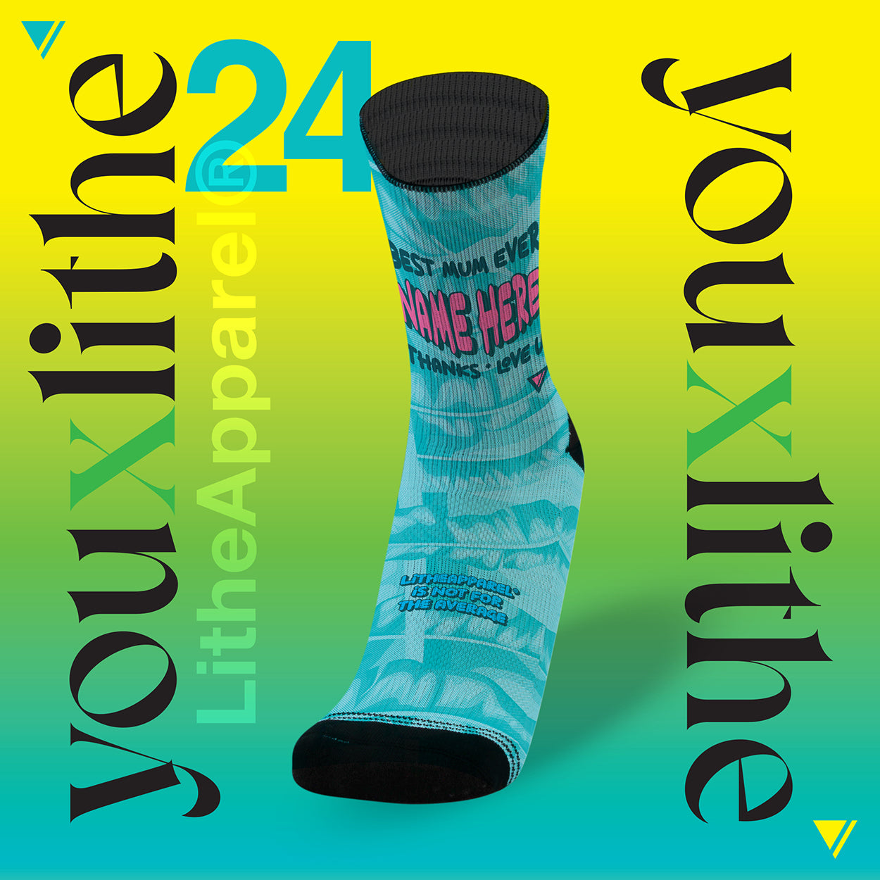 YOU X LITHE | CALCETINES PERSONALIZADOS | +30 diseños a elegir