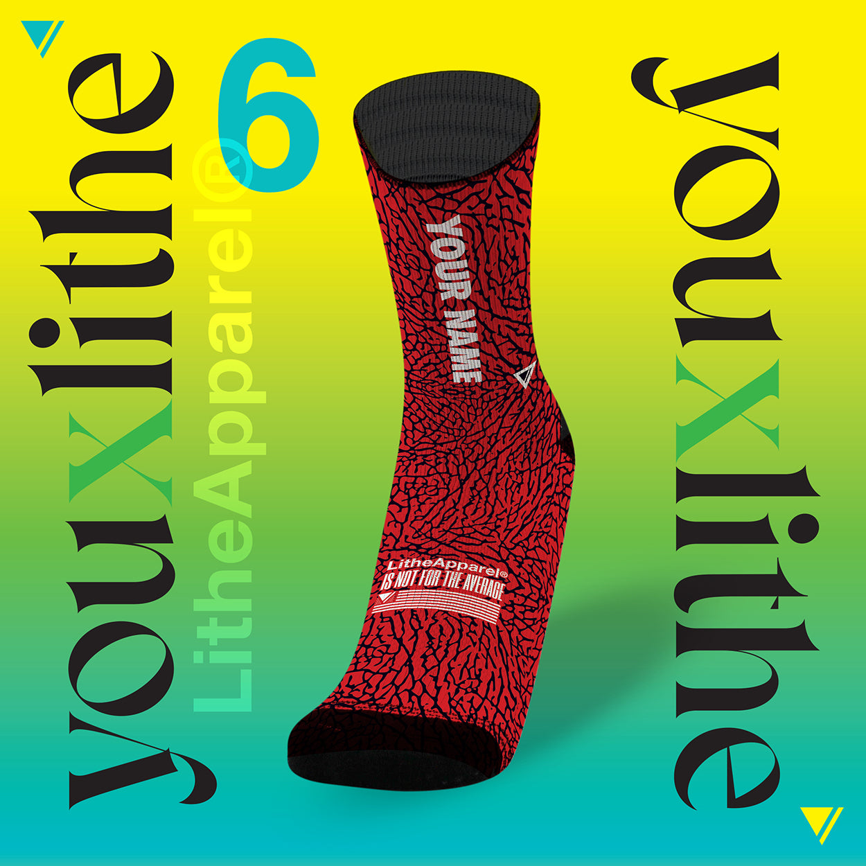 YOU X LITHE | CALCETINES PERSONALIZADOS | +30 diseños a elegir