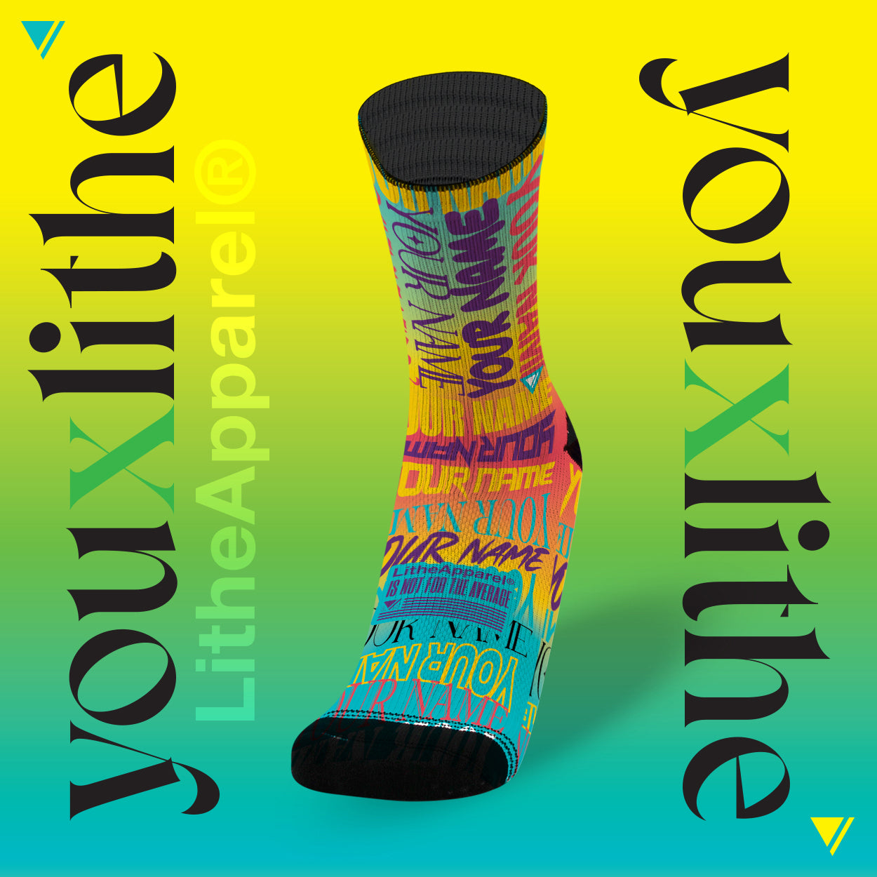 YOU X LITHE | CUSTOMIZED SOCKS | LIMITED EDITION SUMMER 23