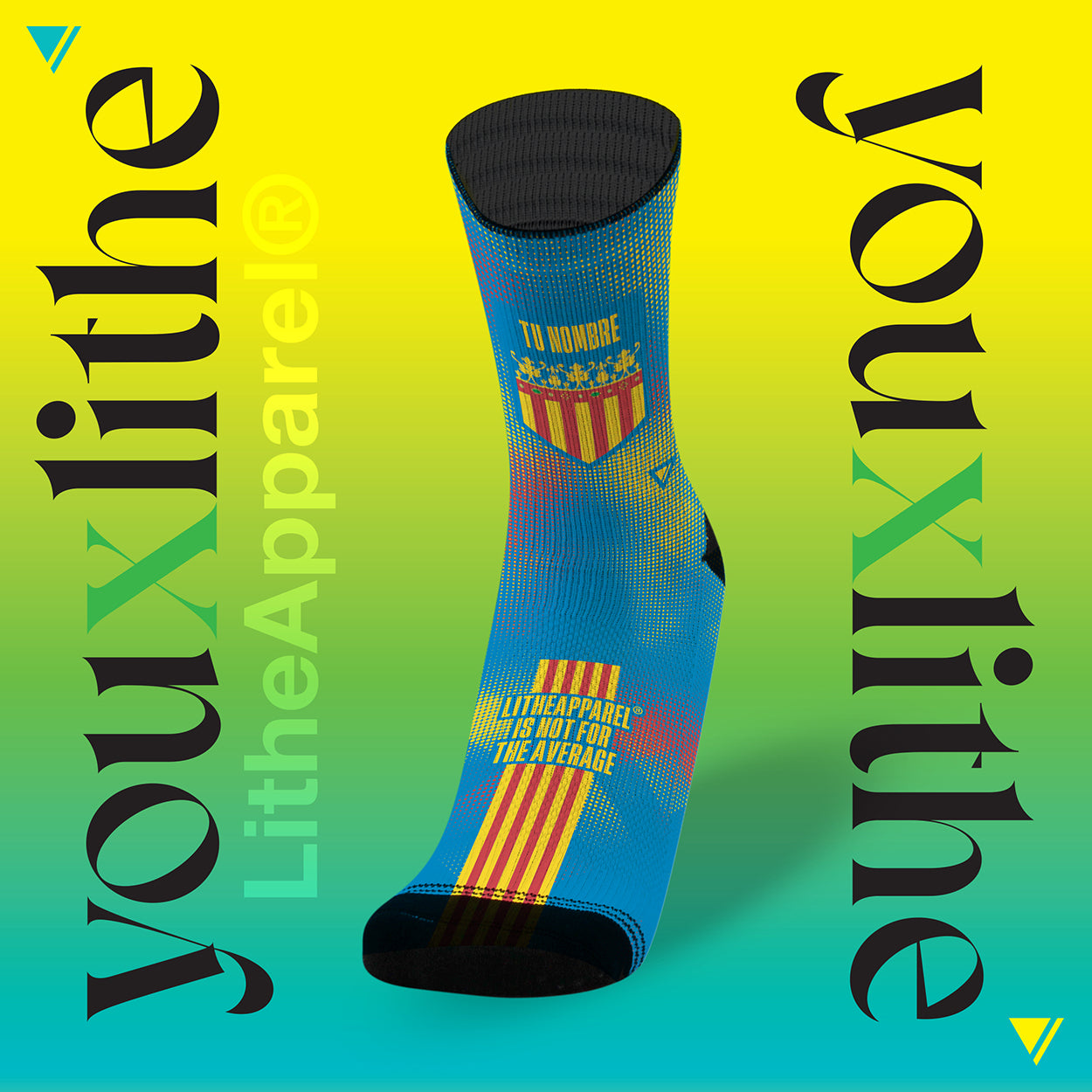 YOU X LITHE | CALCETINES PERSONALIZADOS | VALENCIA