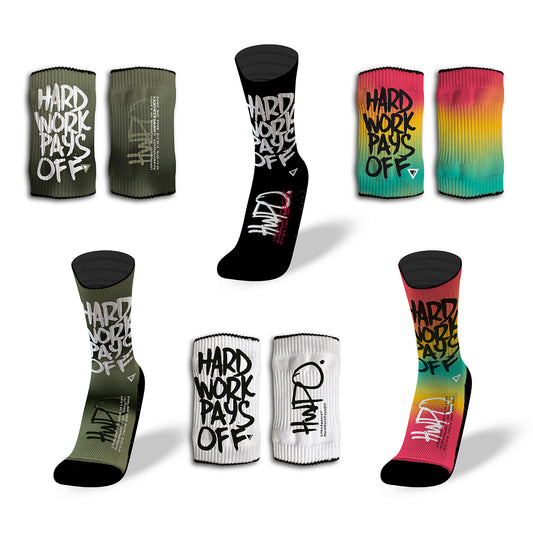 3+3 PACK | HWPO | RX SOCKS + WRISTBANDS