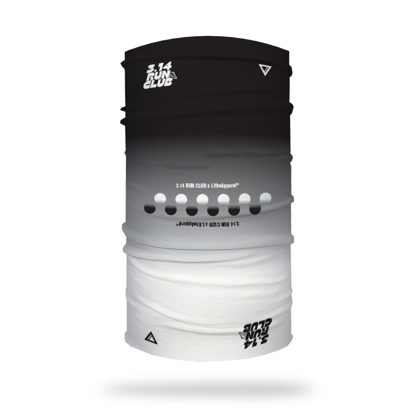 3.14 RUN CLUB | MULTIUSE TUBE | BLANCO NEGRO