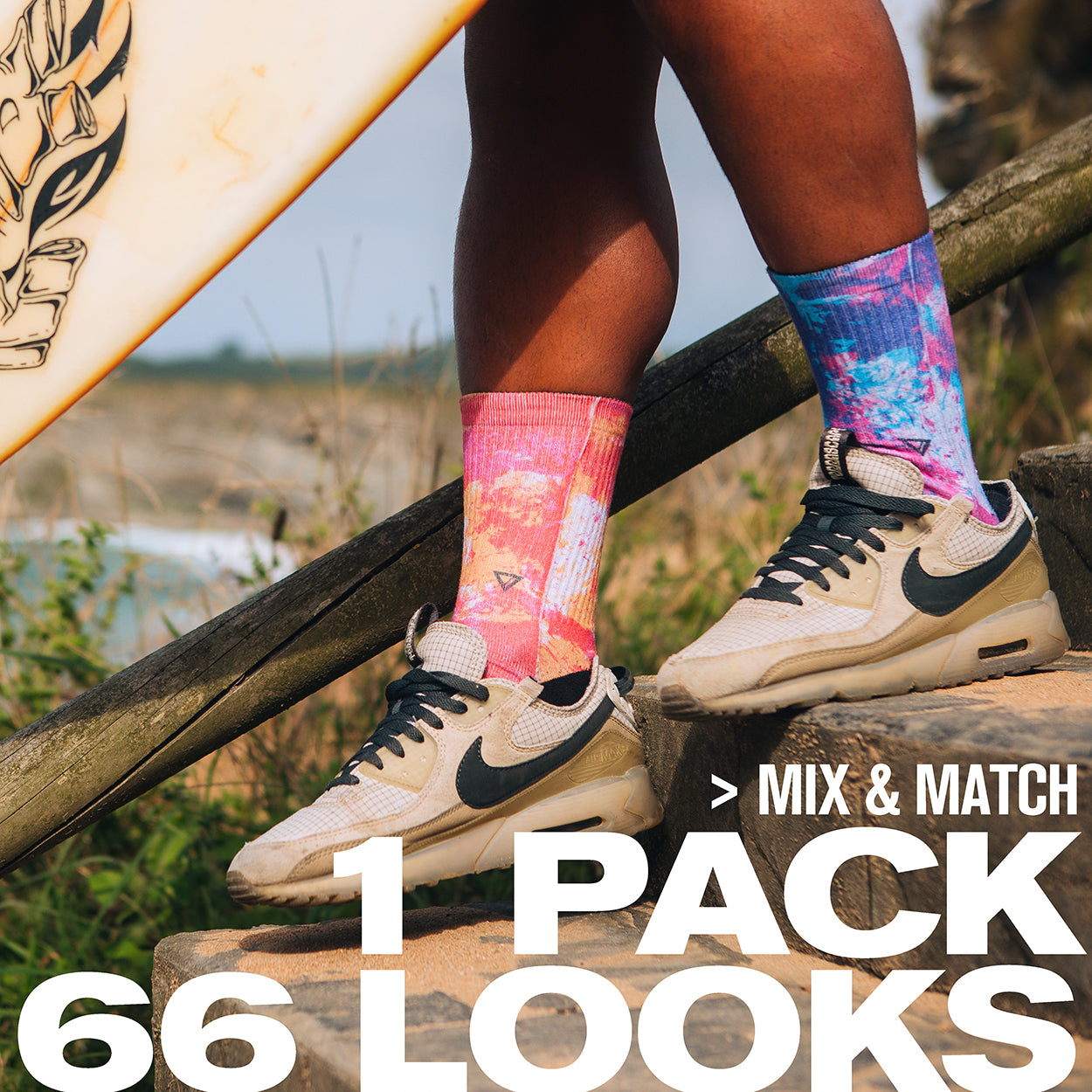 12 socks | 66 looks | saving pack