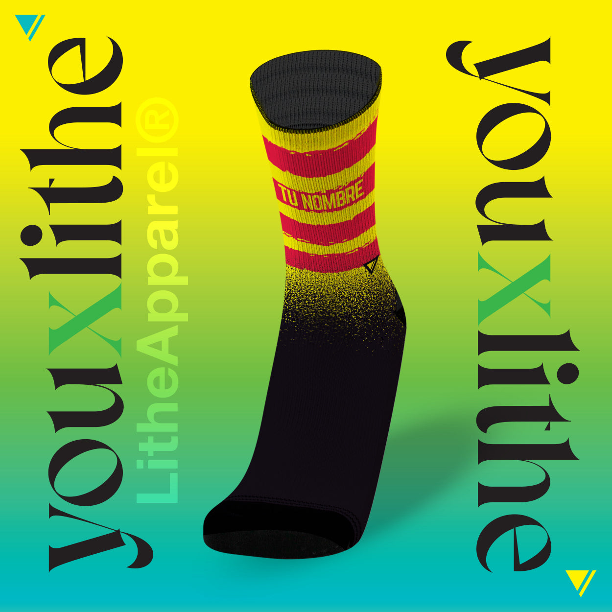 YOU X LITHE | CALCETINES PERSONALIZADOS | CATALUNYA