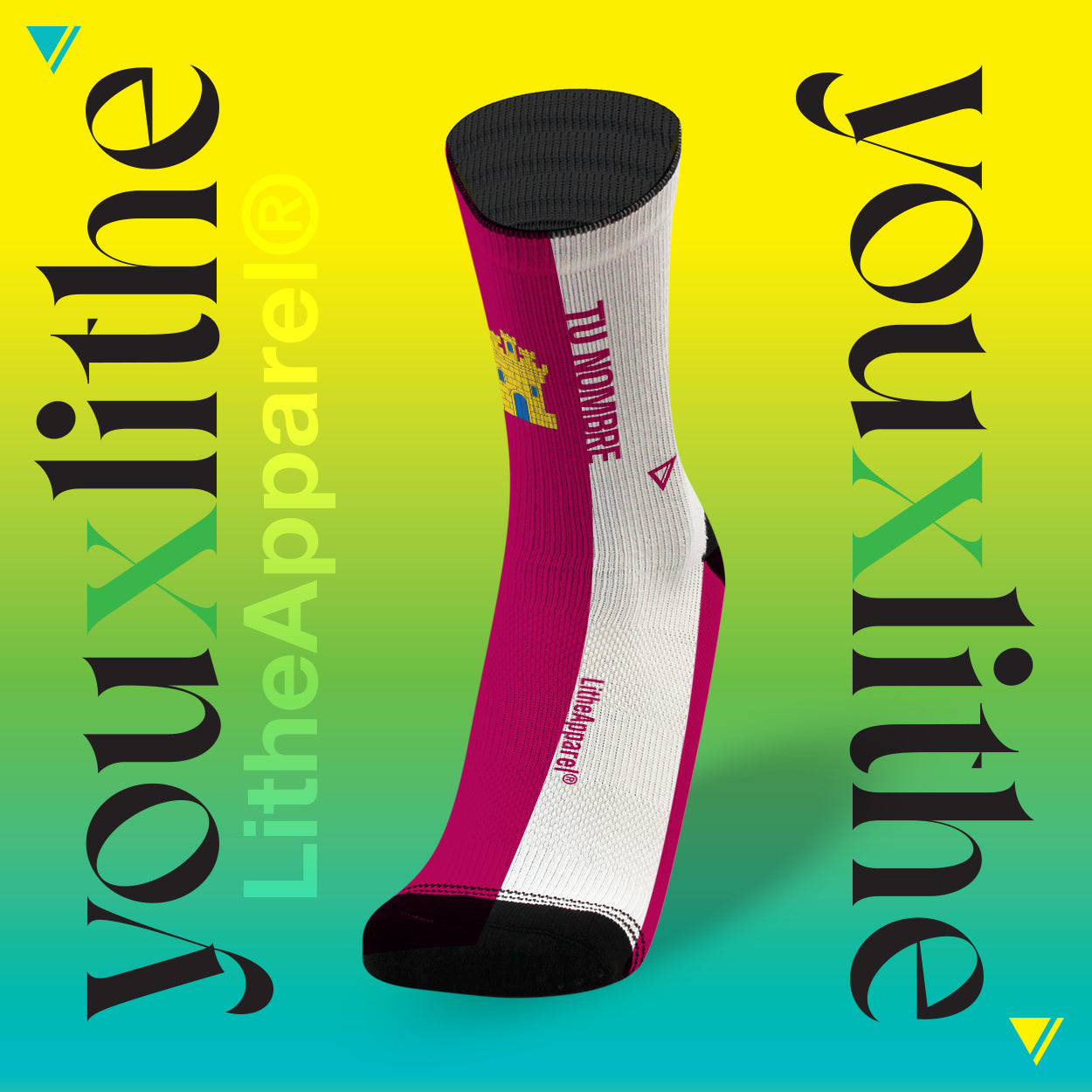 YOU X LITHE | CUSTOM SOCKS | ASTURIES