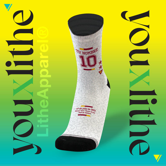 YOU X LITHE | CUSTOM SOCKS | SPAIN '94 [RED]
