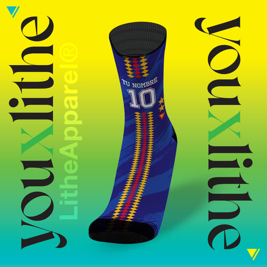 YOU X LITHE | CALCETINES PERSONALIZADOS | ESPAÑA '94 [AZUL]