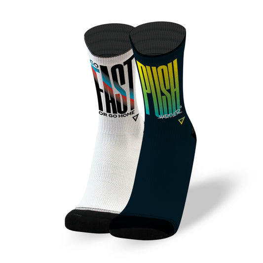2 pares de calcetines deportivos antifricción race para hombre con  acolchado de agarre DANISH ENDURANCE 160000