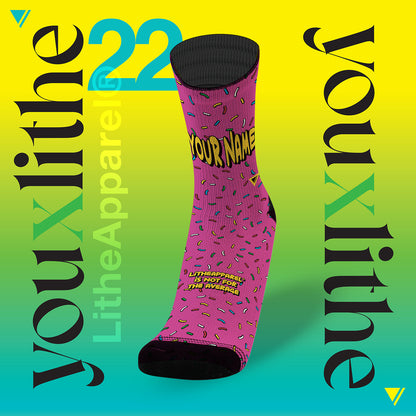 YOU X LITHE | CALCETINES PERSONALIZADOS COLOR | 4 PACK